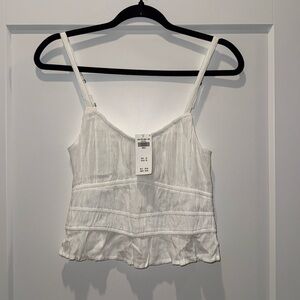 Hollister White Tank Top